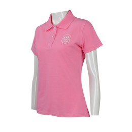 P839 網上下單女裝短袖Polo恤 自製印花logo款Polo恤 幼兒教育 職員制服  Polo恤專營店    淺粉色 P839 網上下單女裝短袖Polo恤 自製印花logo款Polo恤 幼兒教育 職員制服  Polo恤專營店    淺粉色